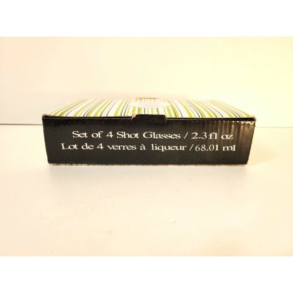 Funny Shot Glasses Set of Four, 1 Shot, 2 Shot, 3 Shot, Floor NIB - Picture 3 of 6